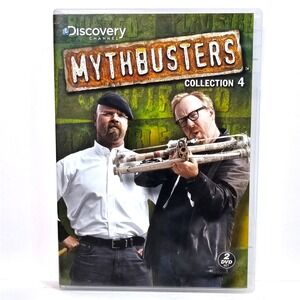 MythBusters Collection 4 DVD Seasons 5-6 2-Disc Set Discovery Channel EUC